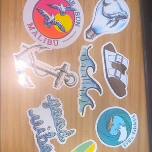 Beach Vibes sticker pack!